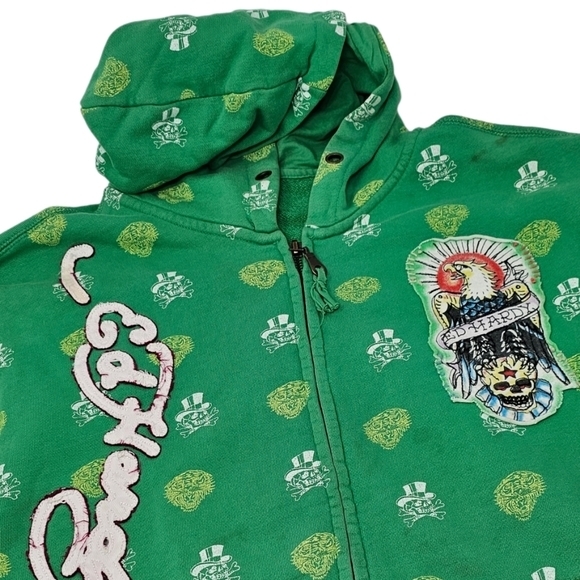 Ed Hardy Shirts Ed Hardy By Christian Audigier Hoodie W Skulls